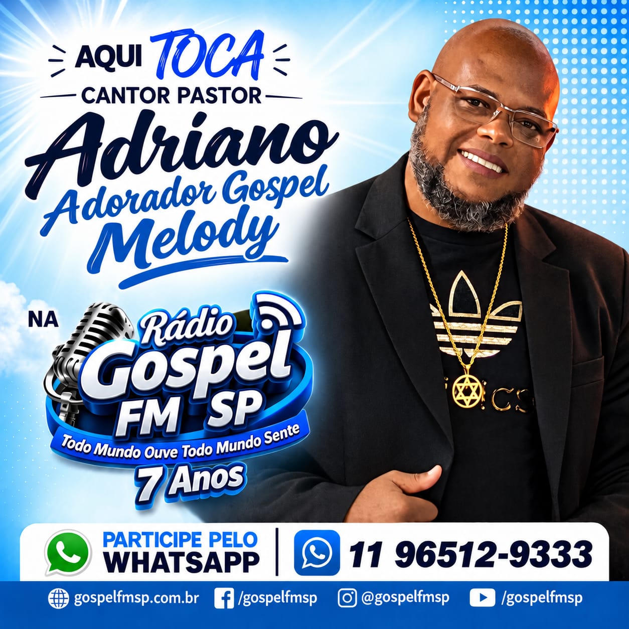 Pastor Adriano Adorador Gospel Melody